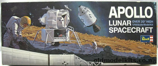 Revell 1/48 Apollo Lunar Spacecraft - Large 20 inch Top of Saturn V in 1/48, H1838-600 plastic model kit